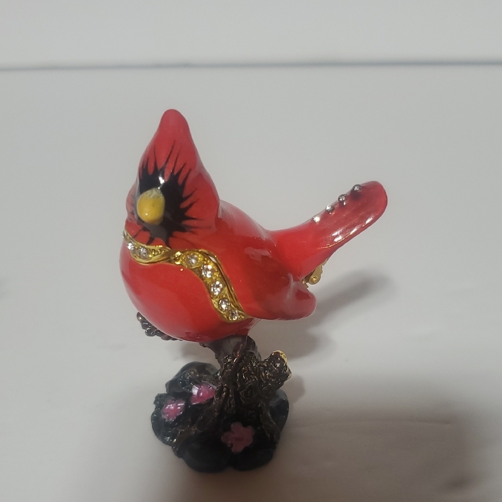 Red Cardinal Trinket Box Set - Picture 6 of 9